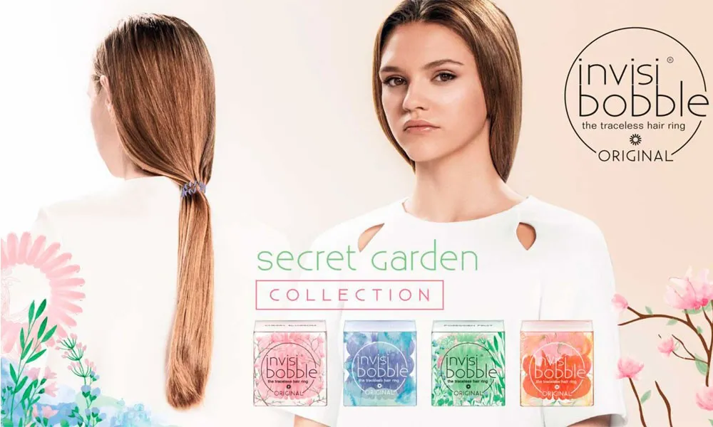 Новая серия резинок-браслетов invisibobble® Secret Garden в наличии