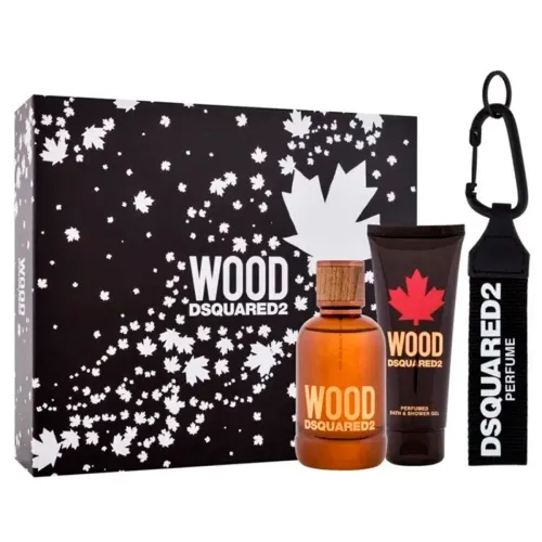 Wood pour Homme набор (туал. вода 100 мл. + гель для душа 100 мл. + брелок для ключей)