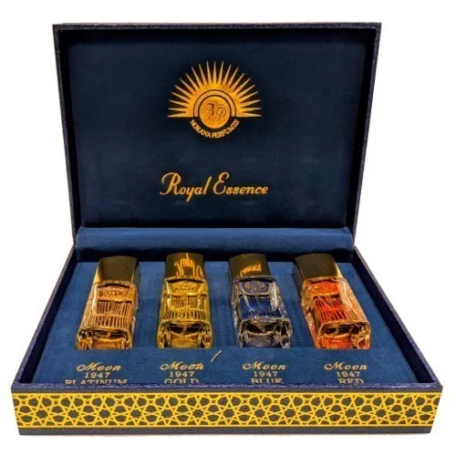 Moon 1947 Set набор (парф. вода Gold 15 мл. + Red 15 мл. + Blue 15 мл. + Platinum 15 мл.)