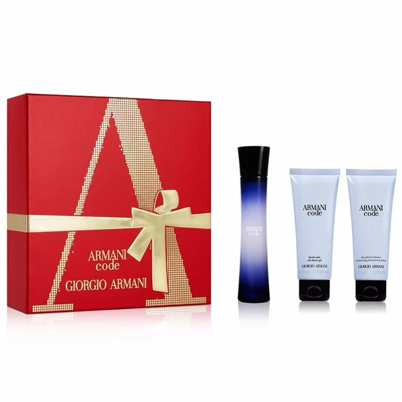 Armani Code набор (парф. вода 50 мл. + лосьон для тела 75 мл. + гель для душа 75 мл.)