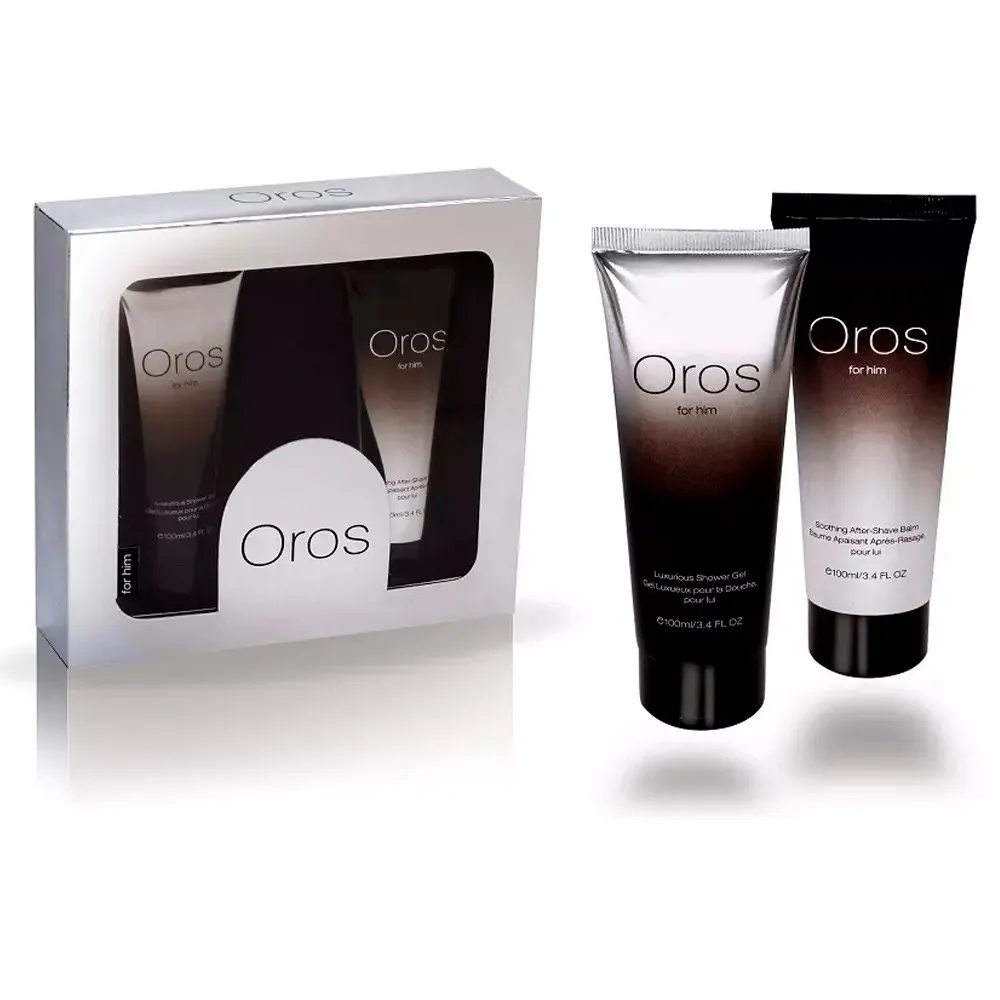 Oros pour Homme набор (гель для душа 100 мл. + бальзам после бритья 100 мл.)