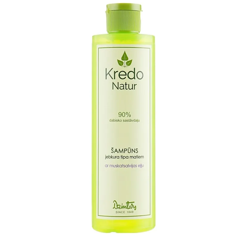 Kredo Natur шампунь для волос с маслом мускатного шалфея 