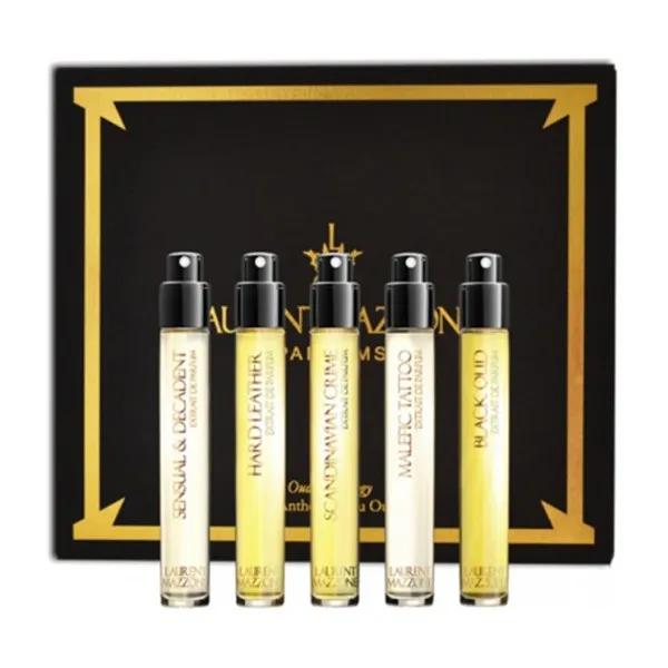 Iconic Oud Anthology набор (духи 5*15 мл. Black Oud + Hard Leather + Sensual & Decadent + Malefic Tatoo + Scandinavian Crime)