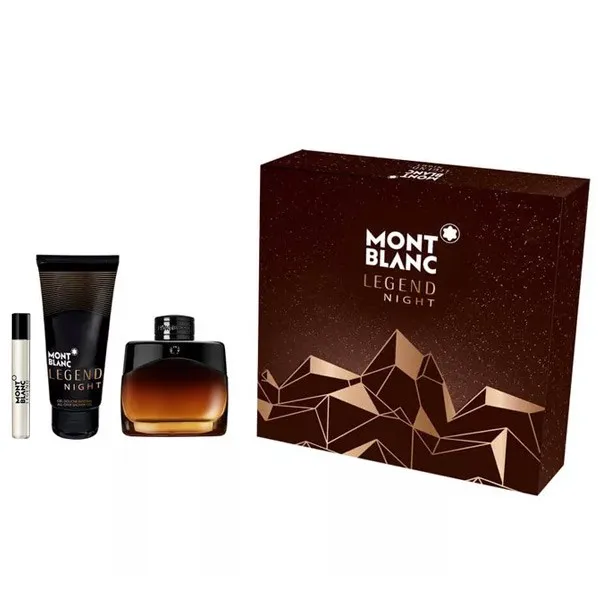 Legend Night набор (парф. вода 100 мл. + 7.5 мл. + бальзам после бритья 100 мл.)