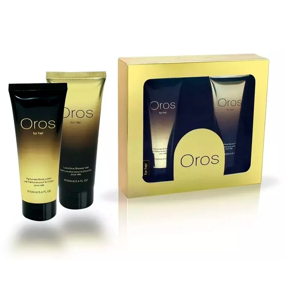 Oros Pour Femme набор (гель для душа 100 мл. + лосьон для тела 100 мл.)