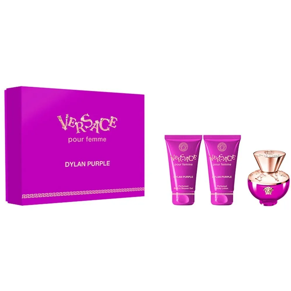 Versace Pour Femme Dylan Purple набор (парф. вода 50 мл. + гель для душа 50 мл. + лосьон для тела 50 мл.)