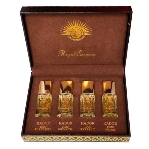 Kador 1929 Set набор (парф. вода Platinum 15 мл. + Privat 15 мл. + Perfect 15 мл. + Prime 15 мл.)