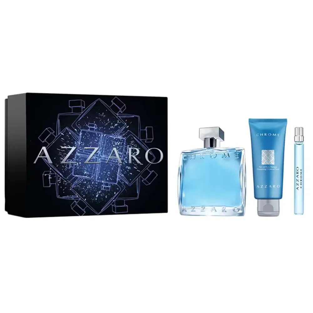 Chrome Set набор (туал. вода 100 мл. + 10 мл. + шампунь 75 мл.)