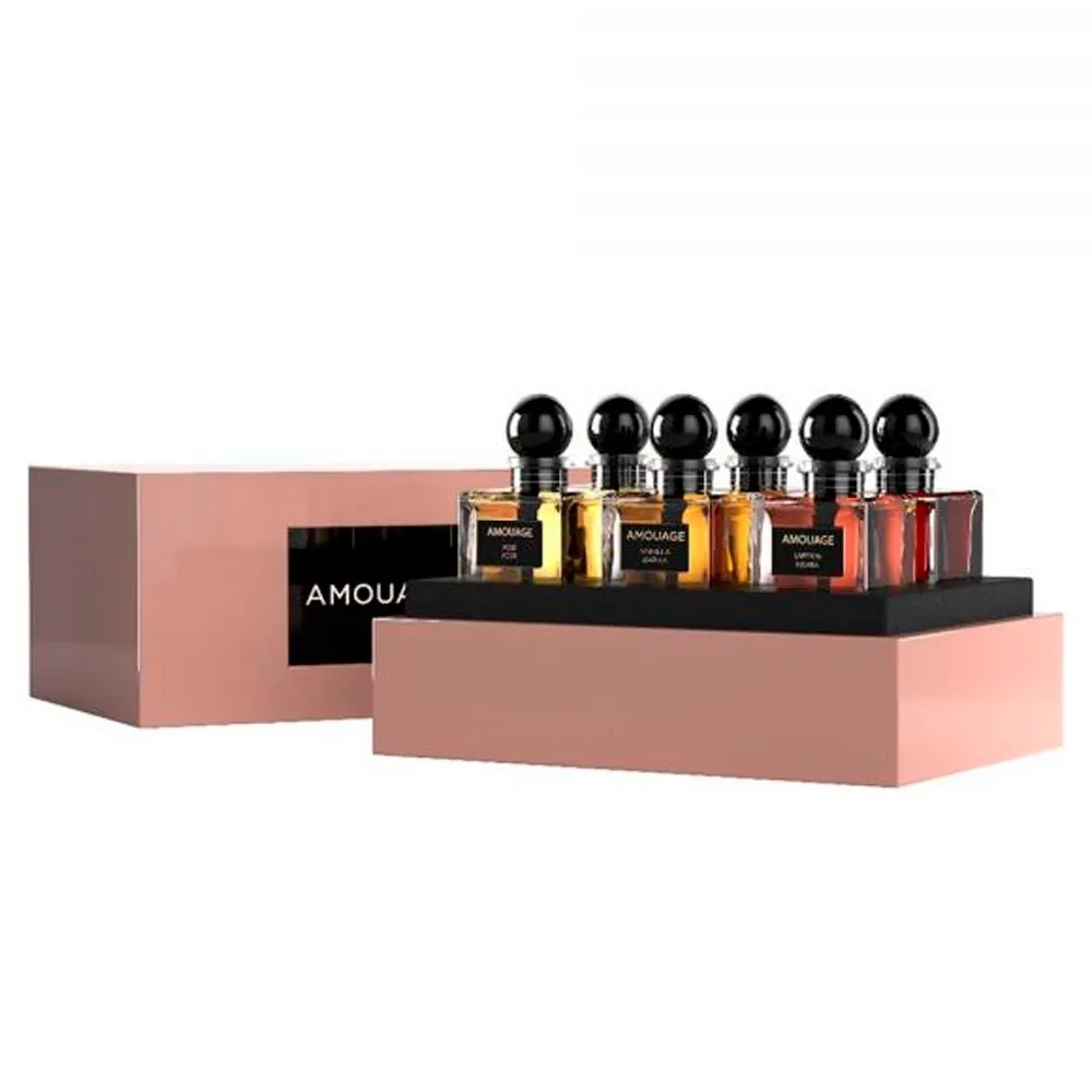 Attars Luxury Coffret набор (духи Rose Aqor + Vanilla Barka + Oud Ulya + Incense Rori + Saffron Hamra + Orris Wakan. 6*12 мл.)